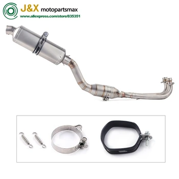 

T-max Tmax 500 530 Tmax500 Tmax530 2017 2018 Motorcycle Full Exhaust System Middle Link Modified Middle Link Pipe