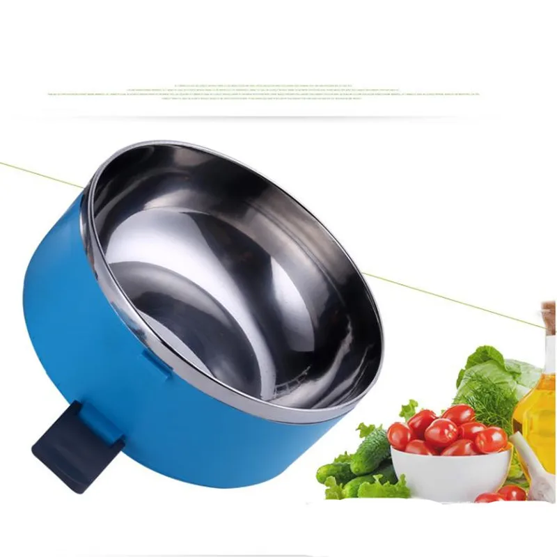 Портативный Еда посуда Ланч бокс Нержавеющая сталь круглый бенто ланч контейнер