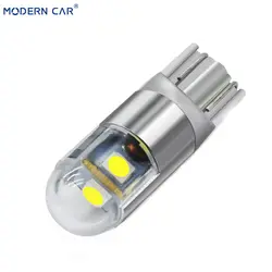 Современный автомобиль 1x T10 3030 3SMD автомобиля светодио дный габаритный фонарь DRL 5 Вт двери свет авто лампы для автомобилей универсальный