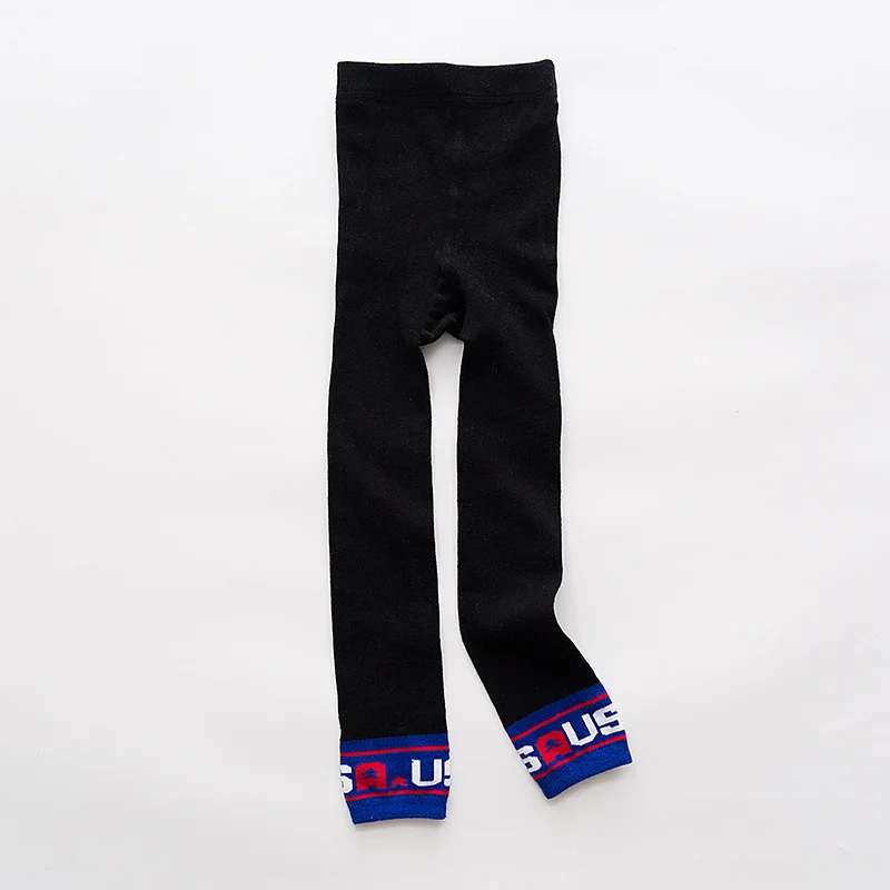 Новые детские хлопковые леггинсы на осень и зиму для мальчиков и девочек для малышей модные спортивные штаны для малышей, высокое качество, подарки, CN - Цвет: C561 Black