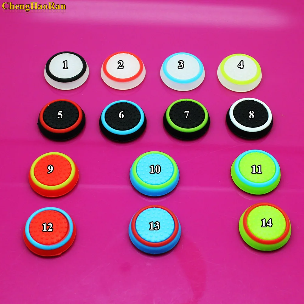 

2pcs Game Keycap for PS4/3 Accessory Protect Cover Silicone Thumb Stick Grip Caps for Xbox 360 for Xbox one Game Controllers