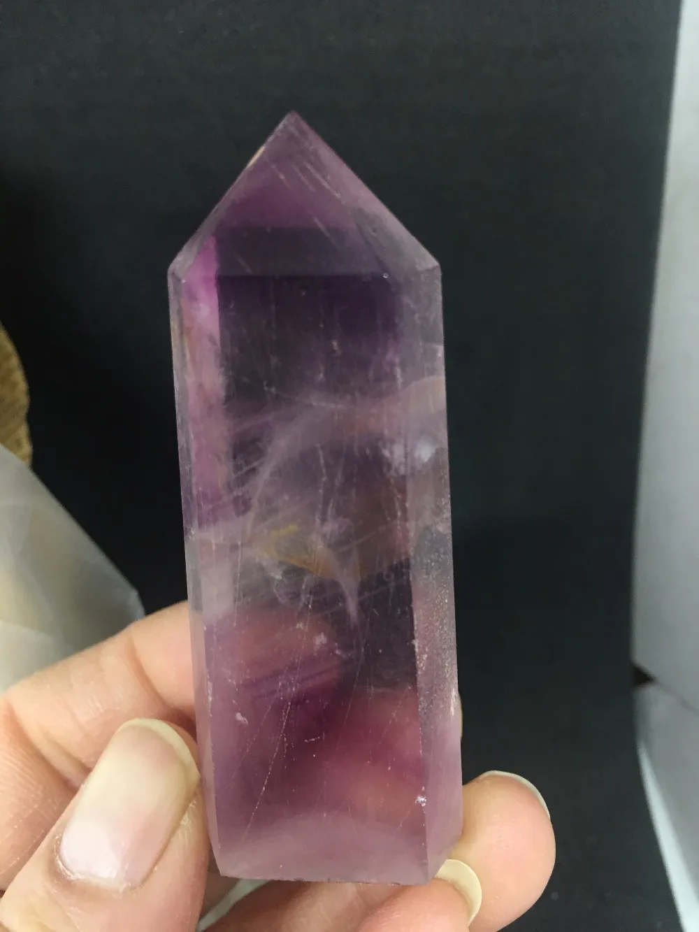 natural beautiful crystal double pointed pillar as a gift.in Stones from Home & Garden on