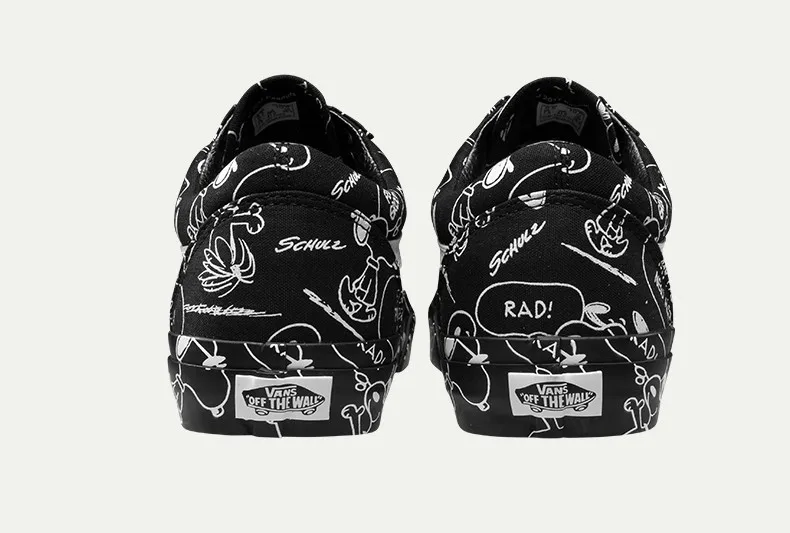 vans snoopy noir