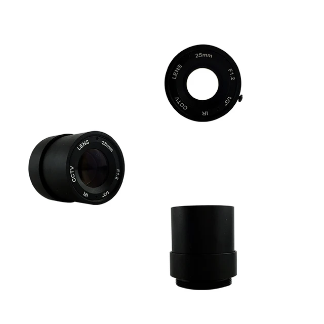 HD 4mm/ 6mm/8mm /12mm C-mount lens 1/3 F1.4 CS Vaste IR 1Megapixel industrial camera fixed-focus lens