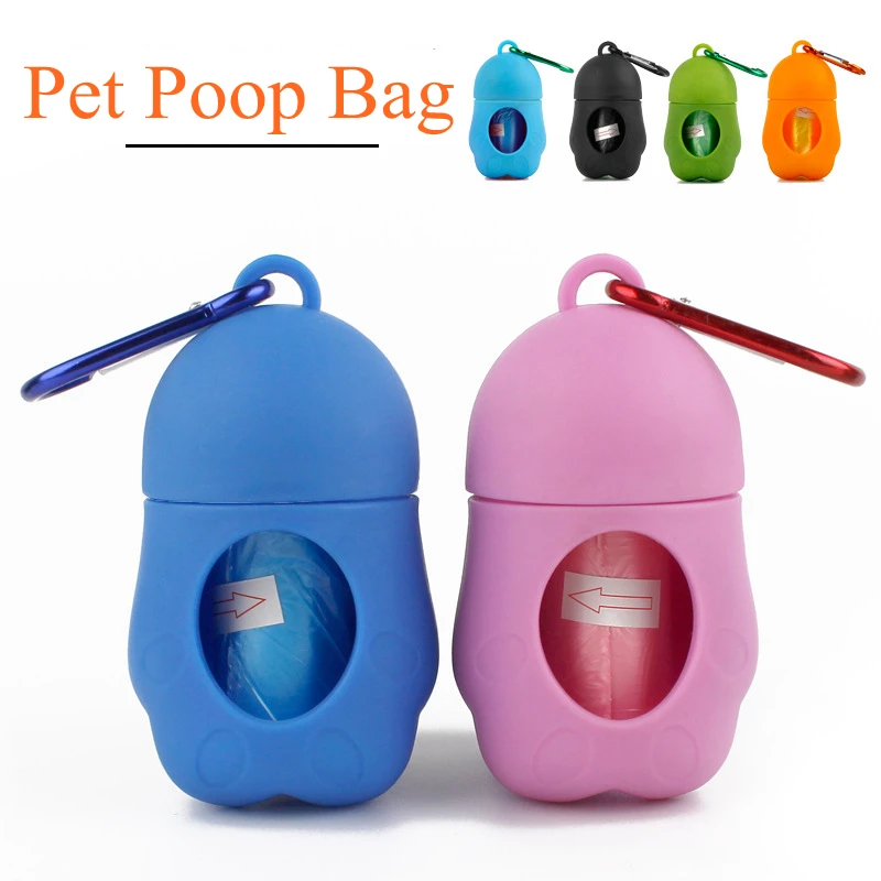 

1 Pcs Pet Dog Poop Bags Trash Garbage Holder Dispensers with Poop Bags Set Pooper Pets Dogs Cleaning Supplies