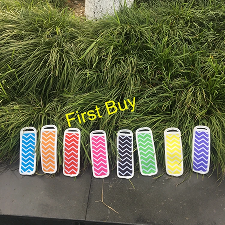 

100pcs/lot free shipping Ice popsicle holder neoprene Freezer Summer Icy Block Lolly Cream Holder For Kids