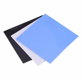 

100x100x2mm CPU Thermal Pad Heatsink Cooling Conductive Silicone Pads Blue, Gray, Black 3 Colors Opitional