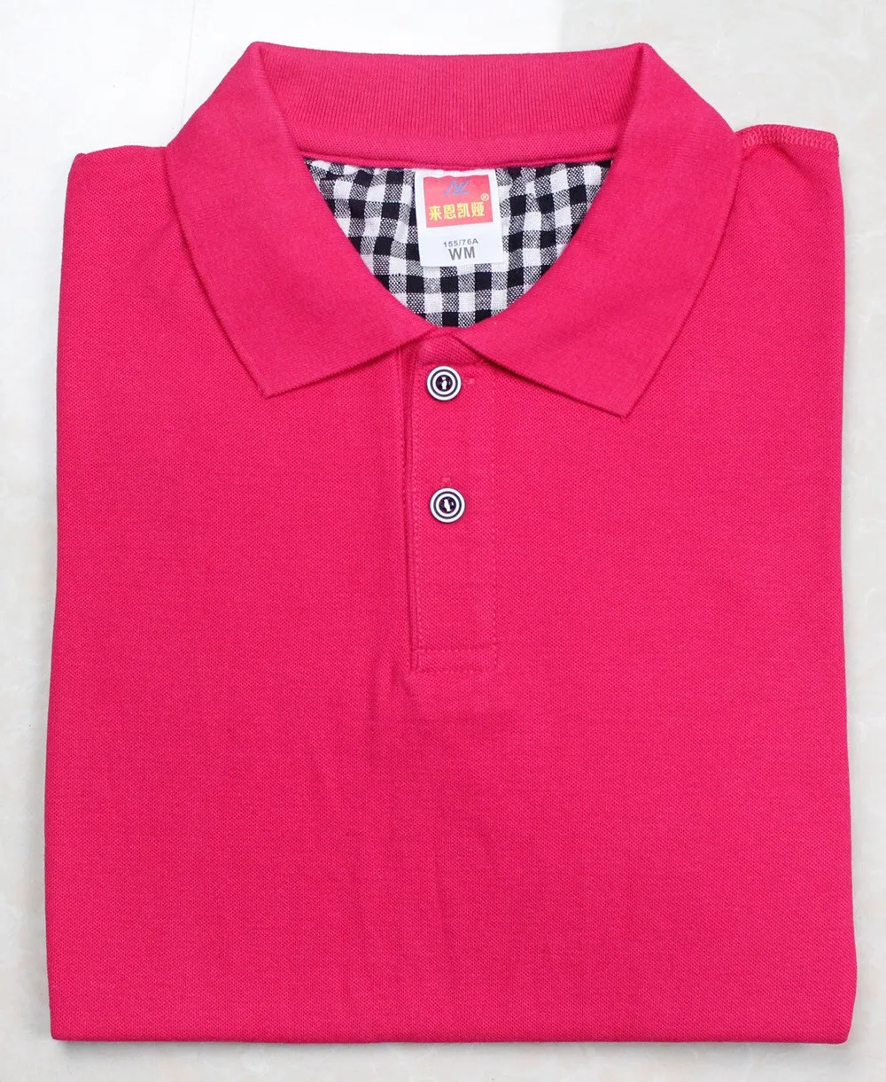 Рубашка женская футболки-поло хлопок Повседневная однотонная женская футболка-поло с коротким рукавом летом плотная Mujer Топ Поло Femme розовый красный рубашка женская поло женское одежда для женщин