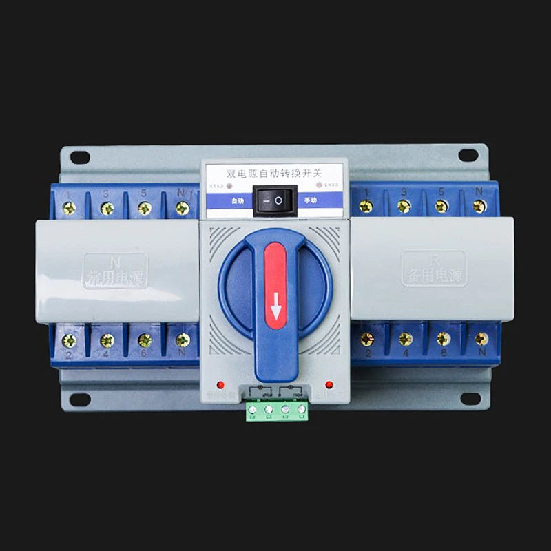 

2p 63a Dual Power Automatic Transfer Switch Auto-switch Ats Cb Level 50hz/60hz