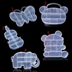 Мультфильм панда Медведь Бабочка пластиковые для хранения в чистоте Чехол Шкатулка для украшений
