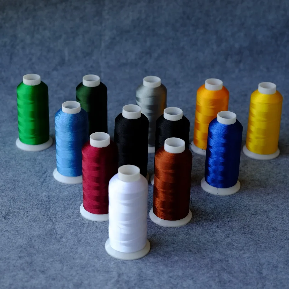 

5000M 40WT 100% Polyester Machine Embroidery Thread 120D/2 Premium Quality Madeira Colors for Home and Industrial Machines