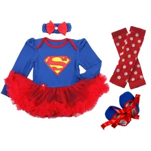 Платье для маленьких девочек на день рождения, 1 год детское кружевное платье-комбинезон, костюм Бэтмена, комплект одежды для маленьких принцесс, Vestodo Fille