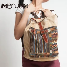 Китайский Ретро стиль женский рюкзак с вышивкой этнические характеристики холщовый рюкзак для отдыха сумка через плечо