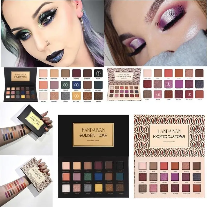 

18 Color Eyeshadow Palette Earth Color Pearl Mermaid Color Matte Eyeshadow