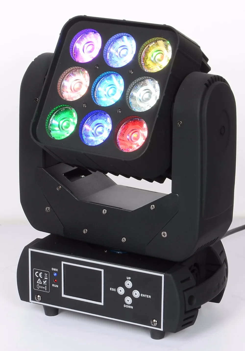 4pcs/lot 9 Pcs 12watt Matrix Stage Projector 3*3 Moving Head Led Event