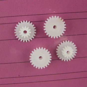 

10000 Pieces/Lot, 0.5 Modulus Double Gear, 24122B Plastic Reduction Gear, 24Outter Teeth, 12 Inner Teeth