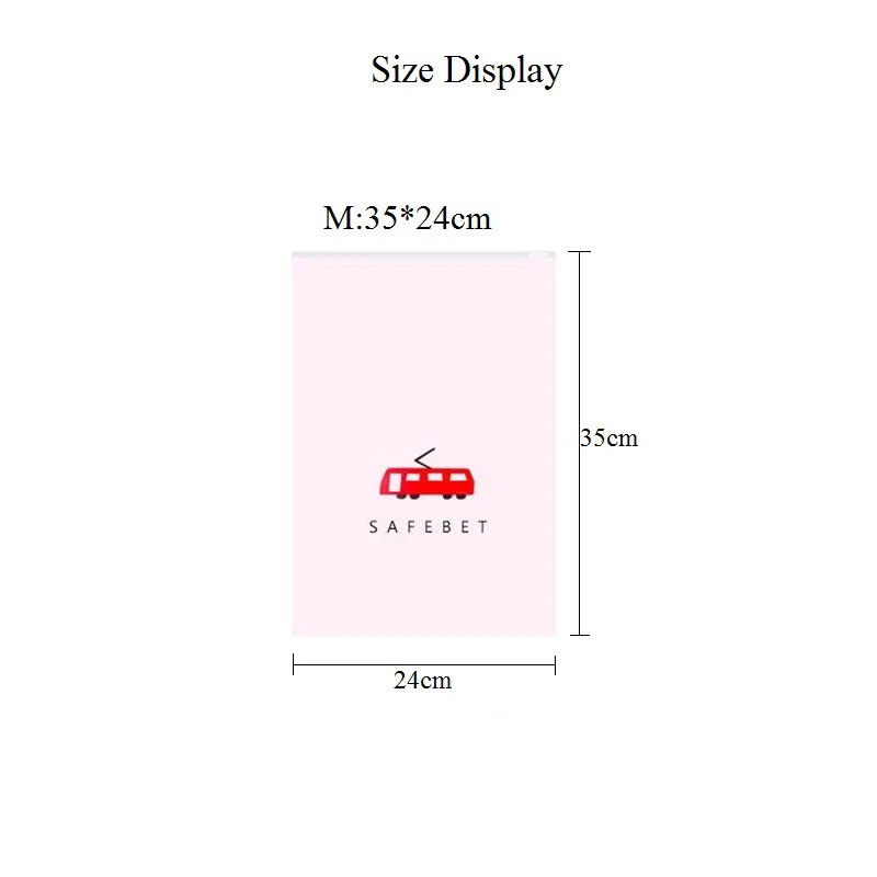 Fashion Travel Storage Bags Zipper PVC waterproof Organizer Bag For Clothing Underwear Socks Shoes Storage Bag Housekeeping (2)