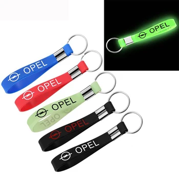 

New Car Sticker Silicone Emblem Badge Car Keychain Key Ring For OPEL Corsa Insignia Astra Antara Meriva Car Styling Accessories