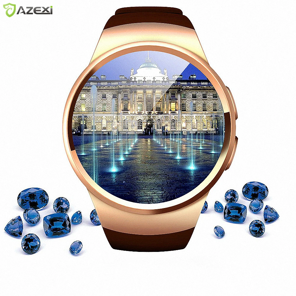 KW18 импульса монитор сердечного ритма Смарт Часы Android/IOS Для женщин мужчин Smartwatch