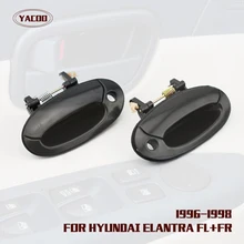 1 PAIR FRONT EXTERIOR DOOR HANDLE FOR HYUNDAI ELANTRA 1996-2000