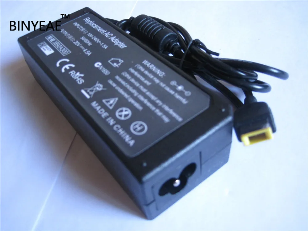 0B46994 Lenovo ThinkPad 90W Slim Tip AC Adapter for ThinkPad X1 Carbon Laptop