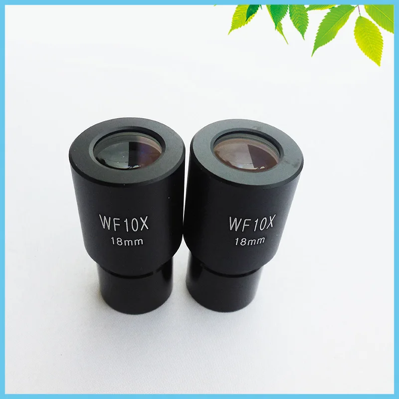 Окуляр для широкого поля WF10X 18 мм микроскоп широкоугольный окуляр 23,2 мм Монтажный интерфейс окуляр для биологического микроскопа