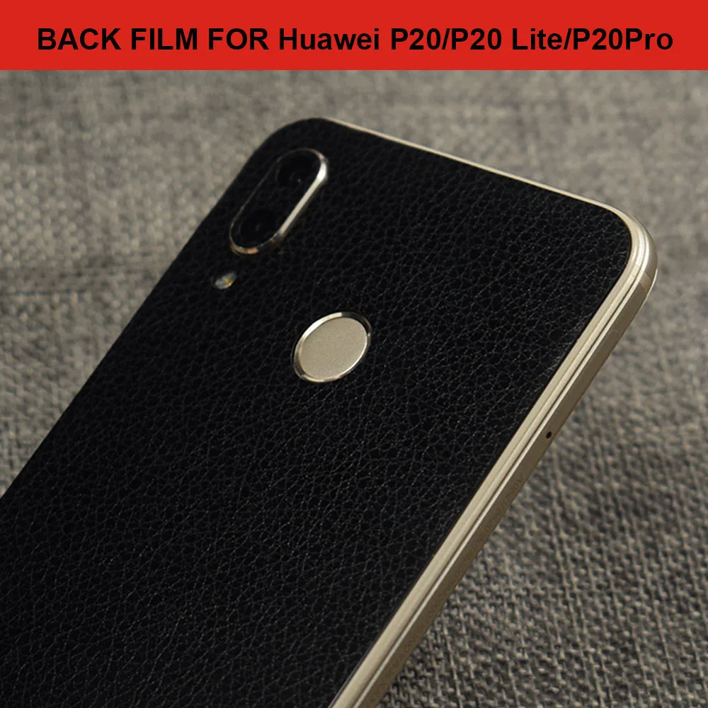 Back Film For Huawei P20  P20 Lite  P20 Pro Luxury Leather Skin Back Sticker For Huawei P20 Lite Nova 3E Protective Film (4)