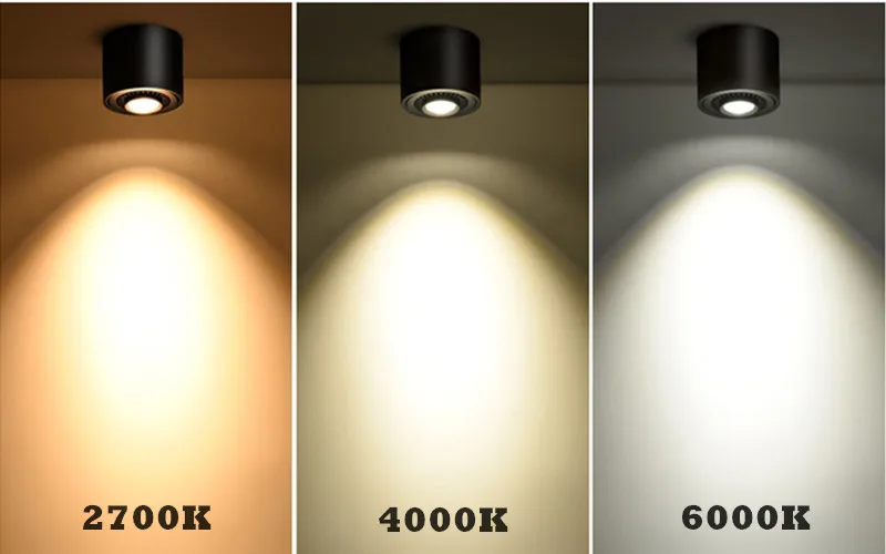 360 градусов вращения COB светодиодный встраиваемый светильник s с регулируемой яркостью 5 Вт 7 Вт 9 Вт 15 Вт поверхностного монтажа светодиодный потолочный лампы точечного освещения светодиодный светильник