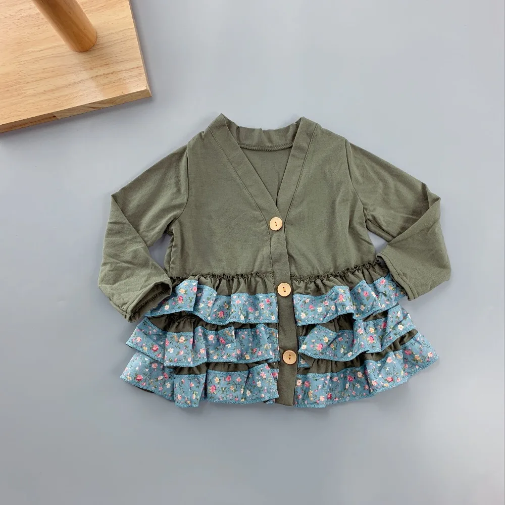 От 2 до 8 лет, каждый стиль, весенне-осенняя одежда для маленьких девочек детское платье с оборками повседневная одежда новая стильная одежда для маленьких девочек