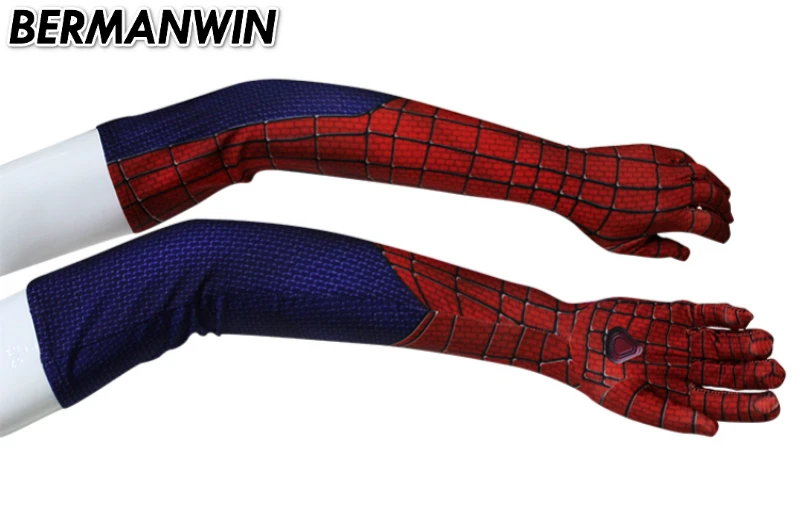 

BERMANWIN High Quality Spiderman Sleeves Spiderman Gloves Spider-Man cosplay sleeves
