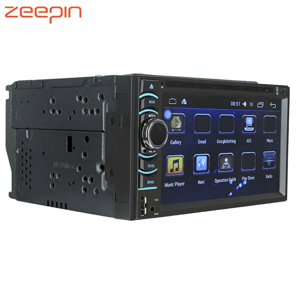 Top 2-DIN 6116 Hands-free Car MP5 Players Communication FM Radio 6.2 inch Touch Screen Car DVD Navigation GPS Multimedia Player 2019 0