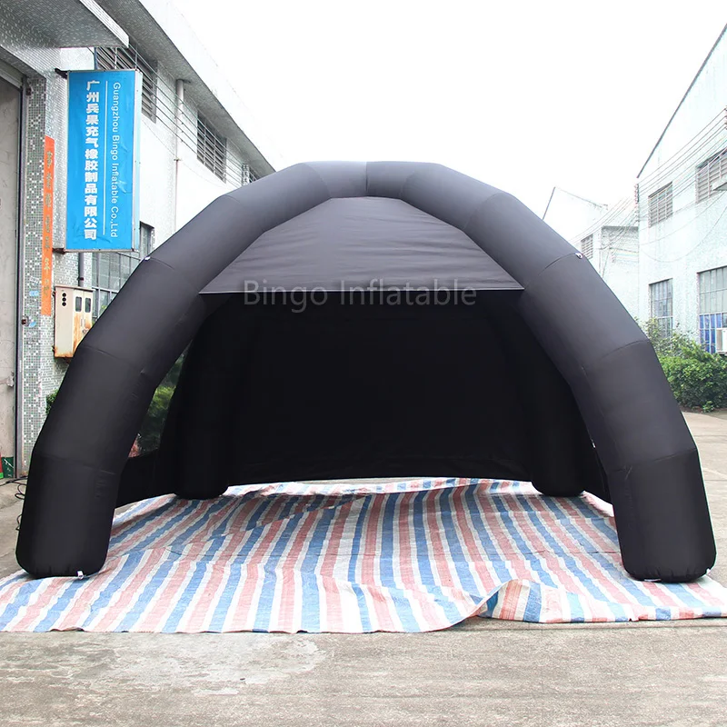  4m/13ft Black event tents spider tent with 2 Transparent windows toy tents for sale