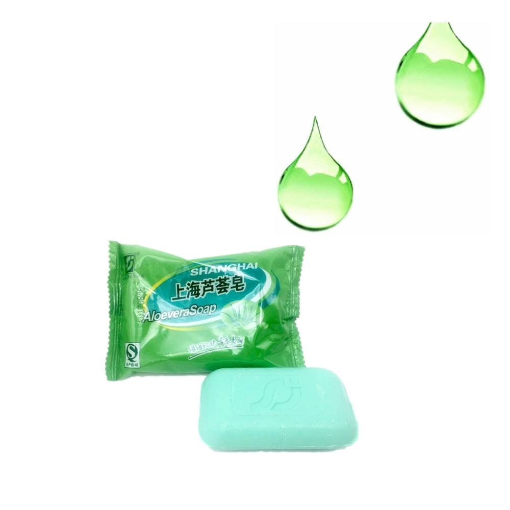 

Aloe Vera clean the skin to Anti-Acne soap, Cleaning facial itching sterilization, anti-fungal medicated soap 85g