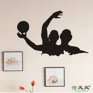 Water Polo Wall Sticker Sports Wall Decors Water Polo Wall Decal Home Decoration