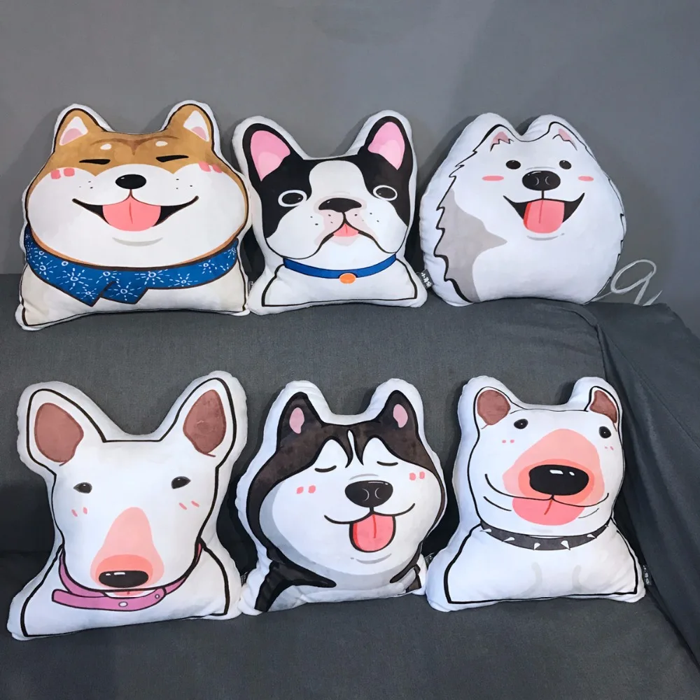 

Miaoowa 36cm Cute Dog Plush Pillow Stuffed Soft Animal Cartoon Toys Lovely Gift for Kids Creative Sofa Decor Pillow Cushion