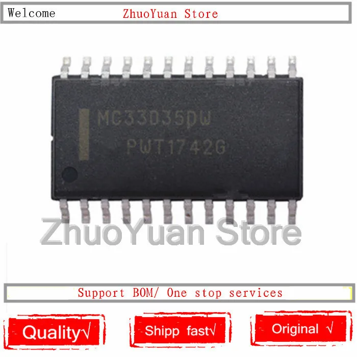 1 шт./лот MC33035DW MC33035DWR2G SOP-24 новый оригинальный чип IC | Электроника