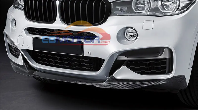 Real Carbon Fiber Front Lip Spoiler For BMW F16 X6 M-Sport