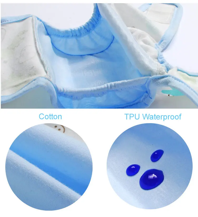 Хлопковые подгузники с карманами для новорожденных, герметичные Детские тренировочные штаны, дышащие многоразовые летние тканевые подгузники для младенцев, моющийся подгузник