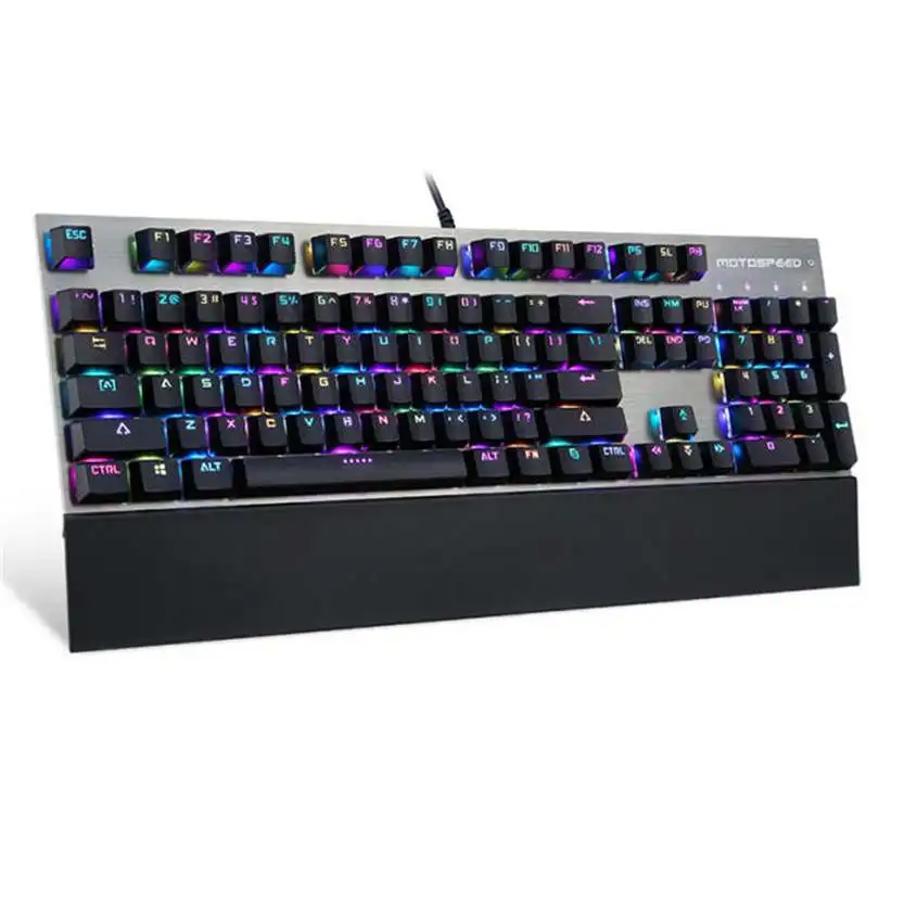 Conquer Style Motospeed Inflictor CK108 Mechanical Keyboard Switches Backlit Satisfy RGB Apr27