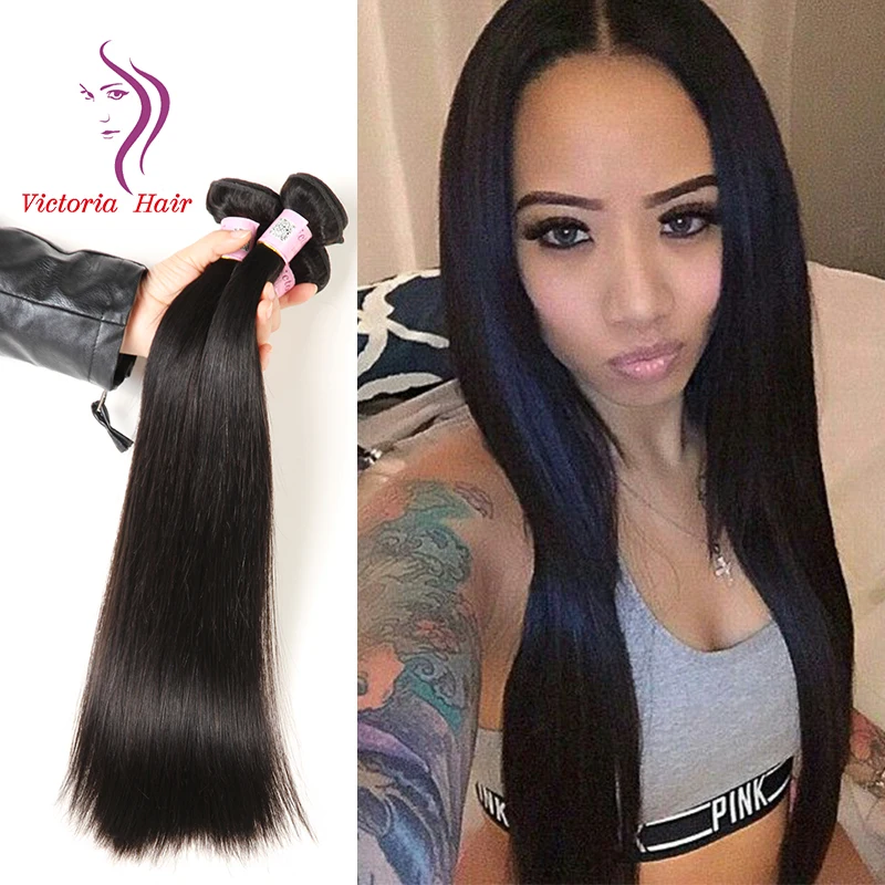Mink Brazilian Virgin Hair Straight Brazilian Hair Weave Bundles 3 Pcs Affordable Human Hair