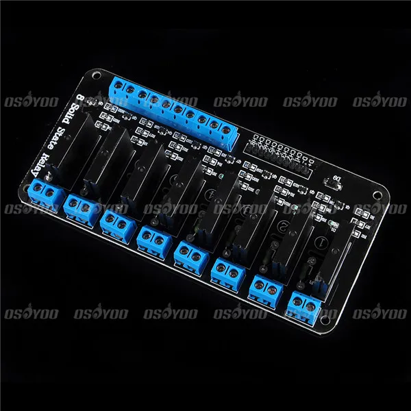

5V 8-Channel OMRON SSR G3MB-202P Solid State Relay Module Board for Arduino Free Shipping & Drop Shipping