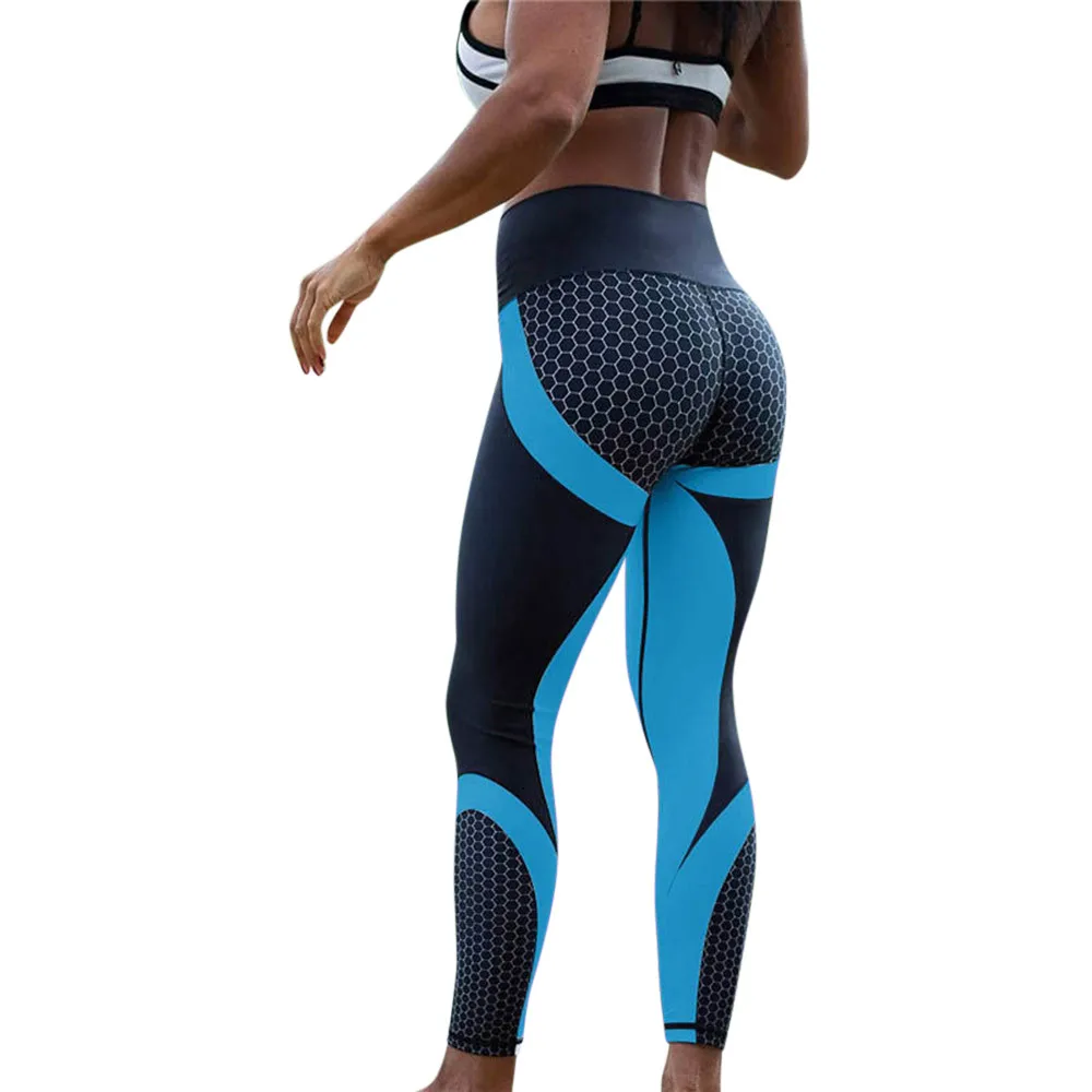 

2019 new gym clothes for women 3D Print Yoga Skinny Workout Gym Leggings Sports training leggings for women yoga trousers hot