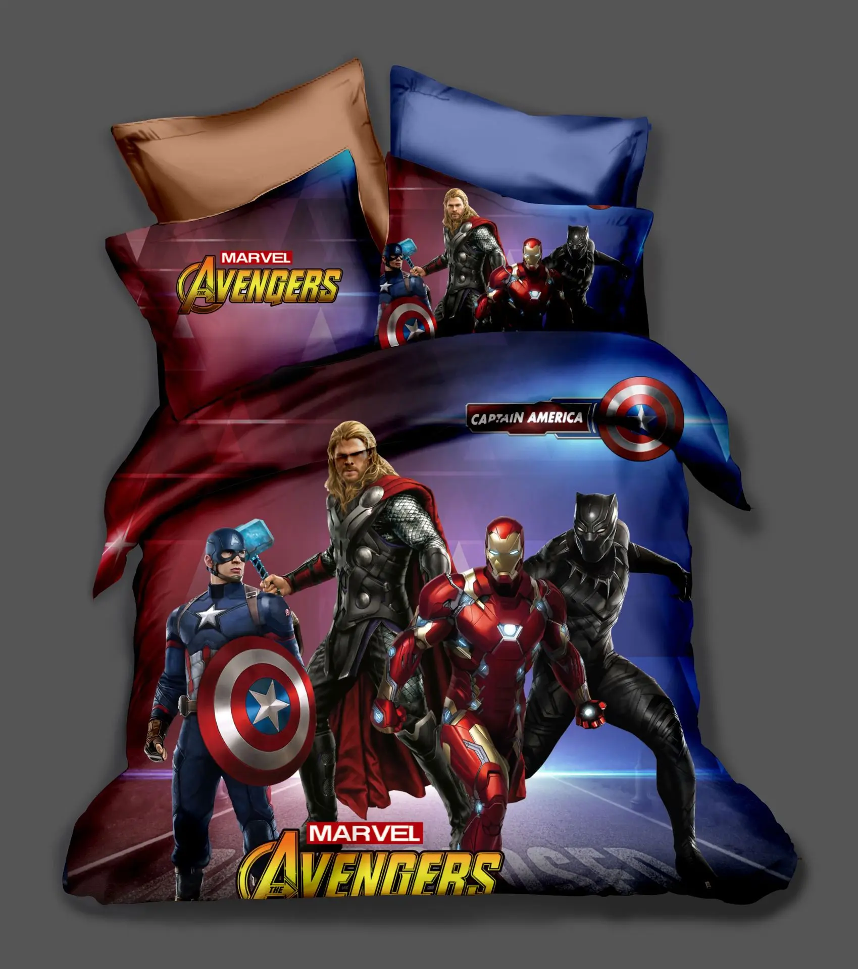 Marvel Мстители Alliance 3D venom постельное белье набор Железный человек флэш двойная королева Королевское комфортное постельное белье