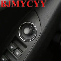

BJMYCYY BJMYCYY Car rearview mirror adjustment button metal light circle for Chevrolet Trax 2014