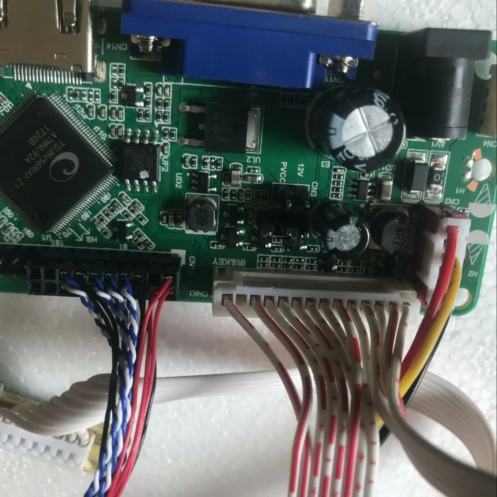 T. VST56 доска ЖК дисплей Контроллер светодиодного табло доска(ТВ+ HDMI VGA CVBS USB) для LTN154BT05 экран пульта водителя