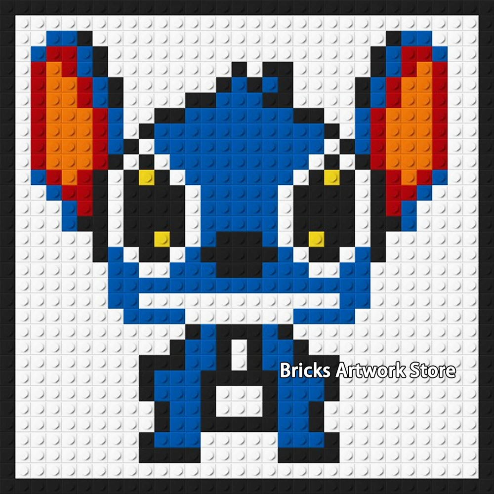 Buy 32 32 Base Plate Pixel Art Mosaic Painting Diy Super Heroes Batman Garfield Stitch Icon Portrait Building Blocks Creative Gift In The Online Store Bricks Artwork Store At A Price Of 12 98