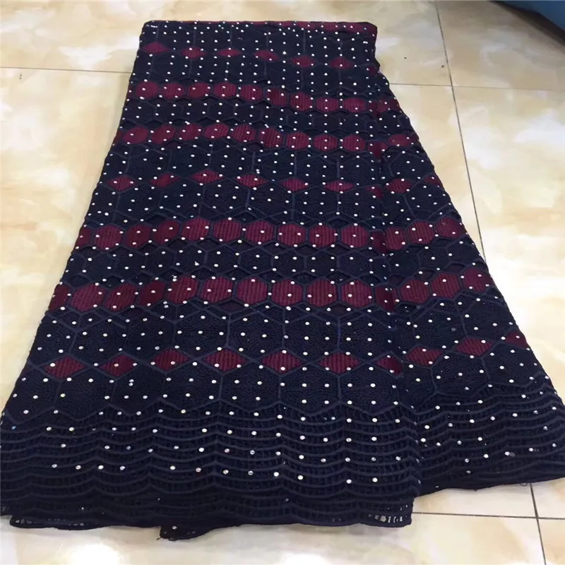 

2019 New Design African net Lace Fabrics High Quality Guipure Lace Fabric For Party Dress.Nigerian Lace Fabric 5Yards For Dress