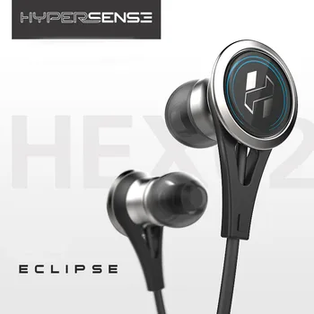 

Hypersense Eclipse HEX02 Earbud Earphones Dynamic Flat Head Plug Metal HiFi Stainless Steel Earphone With Free Shipping