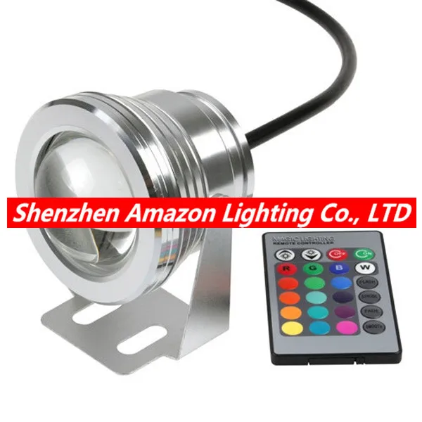 10 W RGB LED luz subacuática dc12v IP67 impermeable acuario piscina iluminación del coche del proyector pecera piscina 10 W RGB LED luz subacuática dc12v IP67 impermeable acuario piscina iluminación del coche del proyector pecera piscina