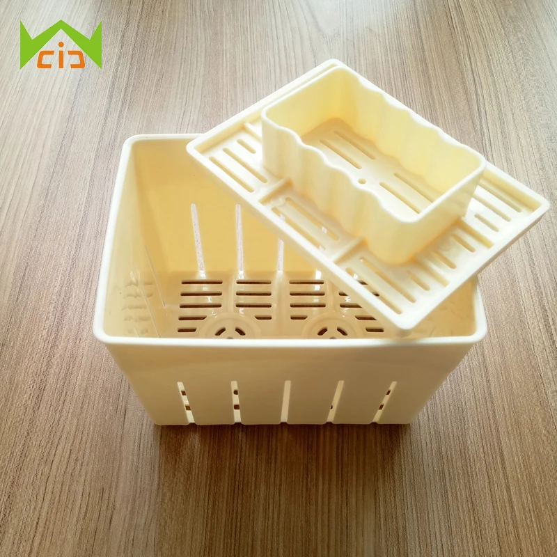 

WCIC Eco PP Tofu Press Mold DIY Homemade Tofu Maker Pressing Mold Kit Cheese Cloth Kitchen Tool Tofu Molds Cooking Tool Set